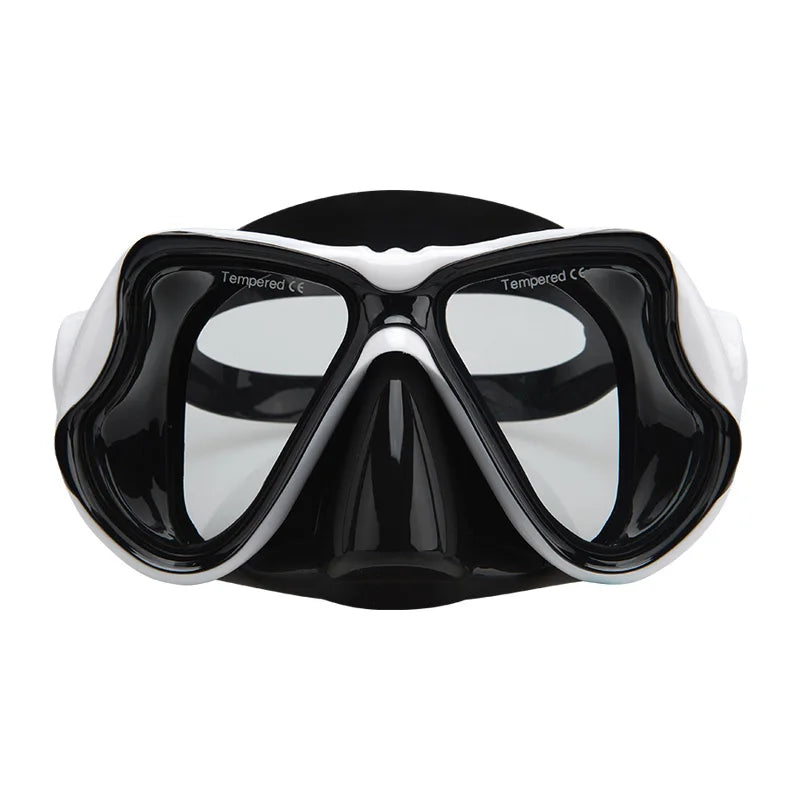Snorkel Mask with Tempered Glass Lenses